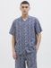 Jack & Jones Resort overhemd Relaxed Fit Korte Mouw Katoen Viscose Ocean Cavern XL