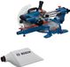 Bosch Blauw GCM305-216S Scie à onglets - Scie à tronçonner et à onglets - 216mm (Lame de scie, serre-joint, sac à poussière, règle) - 0601B61000