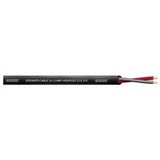 Cordial CLS 215 Black 100 Câble de haut-parleur 2 x 1.5 mm² + 2 x 1.5 mm² Noir par mètre