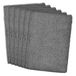 DII Microfiber Multifunctionele Reinigingsdoeken Perfect voor Keukens, Gerechten, Auto, Stoffen, Droogvodden, Set van 6 - Grijs