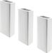 Merkloos Pakket van 4x stuks radiator luchtbevochtigers bak / waterverdampers wit 21 cm
