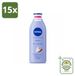 Nivea Lait pour le corps lisse avec beurre de karité pour peau sèche - 400 ml - Lot économique