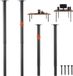 Vevor Tafelpoten, Set van 4, Meubelpoten 60–100 cm In Hoogte Verstelbaar, Tafelpoten Max. 544 Kg, Telescopische Poten van Koolstofstaal, voor Bureaus, Salontafels, Eettafels, Werkbanken, Ronde