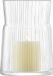 L.S.A. Gio Line Kandelaar 18,5 cm met Kaars - Glas - Transparant
