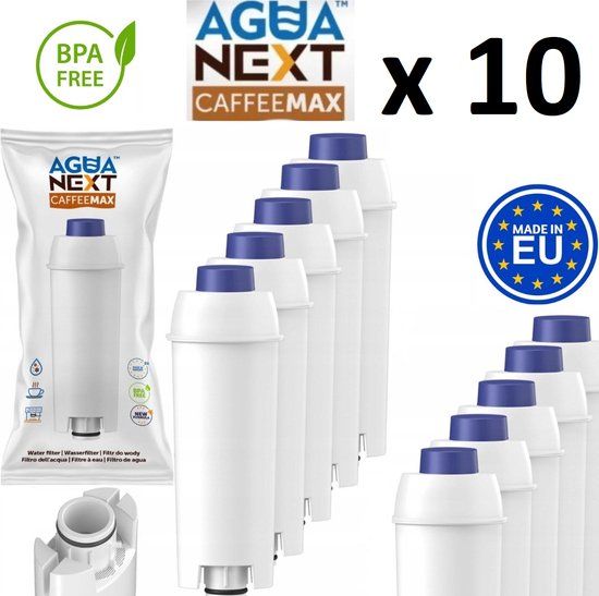 Agua Next CaffeeMax waterfilter voor Delonghi koffiemachine - 10 stuks
