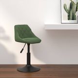 Maison Exclusive - Tabouret de bar en velours vert foncé