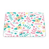 Bonamaison Rechthoekige muismat met digitale print, antislip onderkant, voor kantoor en thuis, 22 x 18 cm