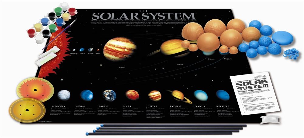 4M Kit sistema solare rotante in 3D - Educatief speelgoed - 6+ jaar