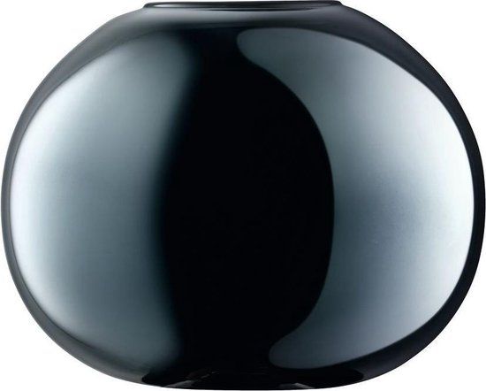 LSA Epoque Vaas - H 13,4 cm - Blauw - Glas - Rond