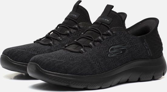 Skechers Summits - Key Pace Heren Instappers - Zwart - Maat 45