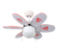 Bastilipo Sevilla Football Club - Huishoudelijke ventilator met bladen - Wit