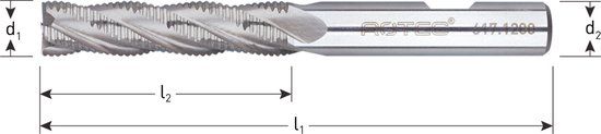 Rotec HSS-E ruwfree, type HR, lang, ø12