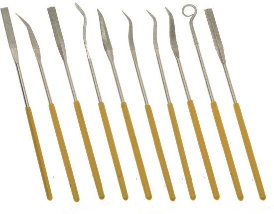 HOFFTECH Diamant Schraper Vijlset 140mm 10 delig