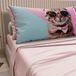 PETTI Artigiani Italiani - Beddengoed dieren met katten van katoen met kussenslopen in digitale print, beddengoed voor tweepersoonsbed, poeder, 100% Made in Italy