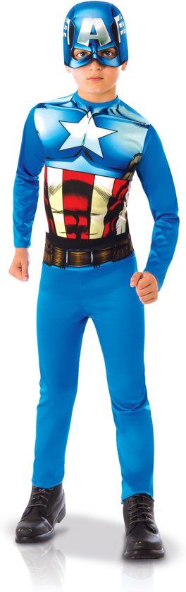 The Avengers Captain America™ kostuum voor jongens - Verkleedkleding