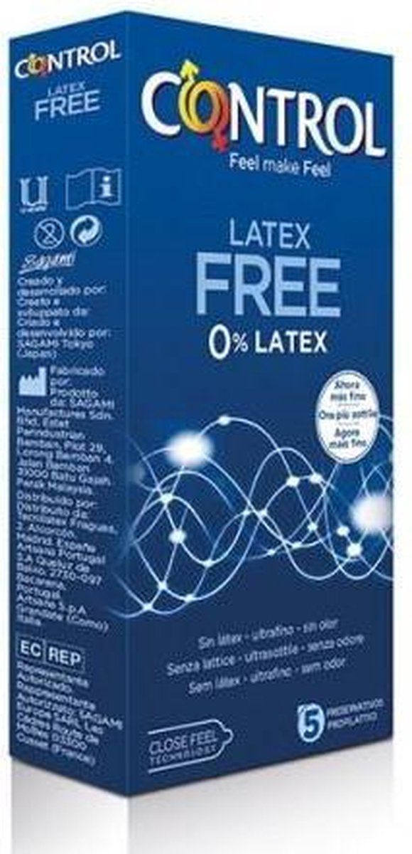 1Control Preservativo Control Sin Latex 5 Unidades