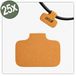 Quadrios 26CA787 Kabeletiket 40 x 20 mm Oranje 25 stuks