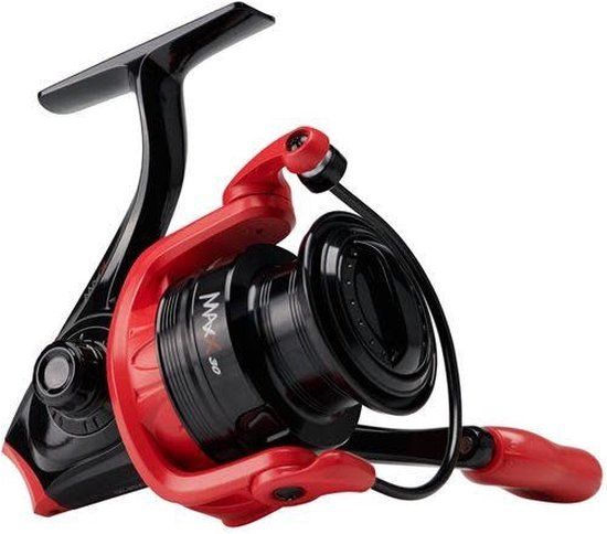 Abu Garcia Max X Spinning 1000 - Roofvis - Zwart/Rood - 4 Lagers - 10kg
