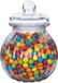 Alessandro luxe voorraadpot - snoeppot - glas - met deksel - 2.6 liter - koekjes - snoepjes - 18 x 23 cm