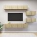 Maison Exclusive - Set de 6 meubles TV, chêne Sonoma, bois composite