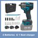 StarTech Accuboormachine/schroefmachine - Borstelloos - 21V - 480 Nm - 0–3200 slagen/minuut - 0–2400 omwentelingen/minuut - EU-stekker - Goud