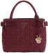 GUESS Paisleigh Small Satchel Burgundy Wijnrood Handtas Schoudertas