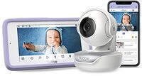 HUBBLE CONNECTED Nursery Pal Premium babyfoon met camera, 5-inch touchscreen, gegevensbeschermingsmodus, infrarood nachtzicht, tweeweggesprek, kamertemperatuursensor en smartphone-app