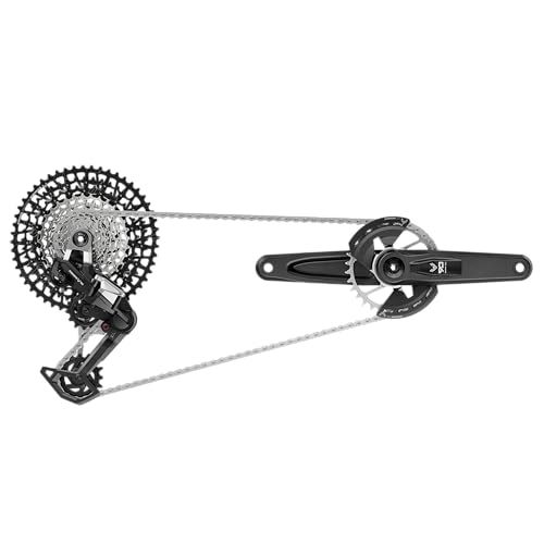 Sram Kit Eagle 90 T-type Mtb Achterderailleur, Rechter shifter, Crank, Kettingblad, Ketting, Cassette Meerkleurig