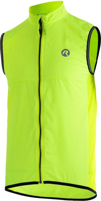 Rogelli Core Mouwloos Fietsvest Heren - Winddicht - Fluorgeel - 5XL