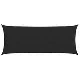 VidaXL Zonnezeil 2x5 m HDPE Zwart