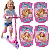 sarcia.eu Paw Patrol Skye Liberty Roze knie- en elleboogbeschermers voor kinderen voor op de fiets, step en rolschaatsen