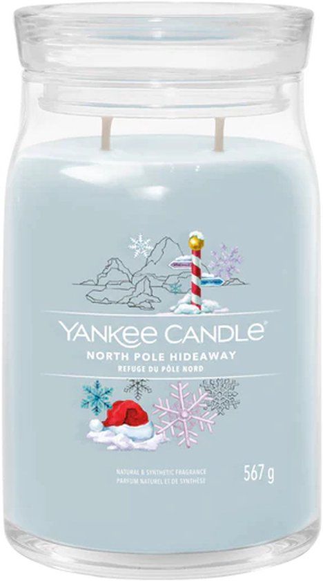 Yankee Candle North Pole Hideaway Signature Large Jar - Blue - 90 Hours