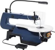 vidaXL Figuurzaagmachine elektrisch met voetpedaal en LED-lampje 125 W
