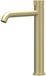 IVY Tribe Wastafelkraan - Verhoogd Model L - Geborsteld RVS 316 Mat Goud PVD