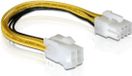 DeLOCK Cable PCI Express Power 8pin EPS > 4pin ATX/P4 electriciteitssnoer Multi kleuren 0,15 m
