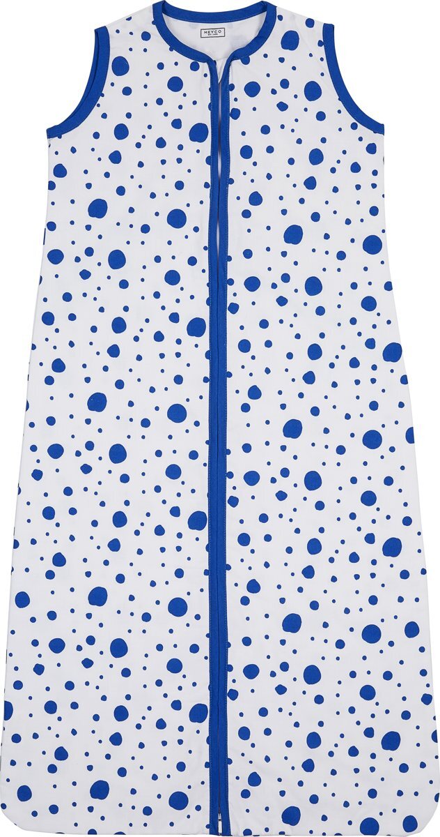 Meyco zomerslaapzak Dots - 70 cm - bright blue blauw