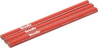 Merkloos Kwb Duitsland Gmbh 3x stuks timmermanspotloden - Rood