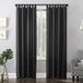 No. 918 Trevor 2-Pack Semi-Sheer Tab Top Gordijnpaneel Paar, 40" x 84", Steenkool