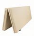 Tapis de gymnastique pliable, 105 x 82 x 6 cm, beige