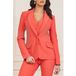 GUESS Marciano By Jacqueline Blazer Vivacious Coral Taille: 38