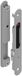 Inbouw La Croisee Ds Inbouw dubbele sluiting aluminium - Serie 6795 - De kruising DS