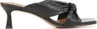 BiBi Lou Vrouwen Leren Slippers 549Z10VK Zwart