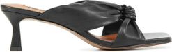 BiBi Lou Vrouwen Leren Slippers 549Z10VK Zwart