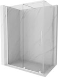 Mexen Velar cabine de douche coulissante 150 x 90 cm, transparent, blanc