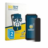 BROTECT - protecteur d'écran de confidentialité pour Ulefone Armor 27T Pro Plus - film protecteur filtre lumière bleue 2 pièces
