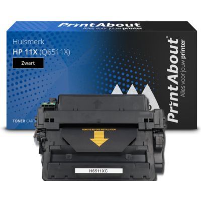 PrintAbout Huismerk HP 11X (Q6511X) Toner Zwart Hoge capaciteit