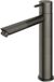 Hotbath Cobber - Wastafelmengkraan - Zonder Waste - Laag - Geborsteld Zwart PVD - Opbouw - Messing - V03