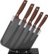 KLAUSBERG 7616 - Set de 6 couteaux - Bloc à couteaux - Ergonomique