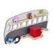 Relaxdays Toniebox-rek - bus - grijs - 62x32x13 cm - met opbergruimte