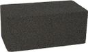 Gerimport Schoonmaak steen voor barbecue - Schuursteen - BBQ reinigingsblok - 20 x 10 x 9 cm - Grijs